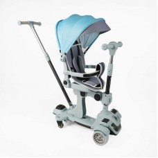 Детский самокат 5 в 1 Skyper BL-61020 трехколесный с ручкой