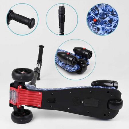 Самокат дитячий Best Scooter Maxi з музикою та димом Самокат дитячий Best Scooter Maxi з музикою та димом