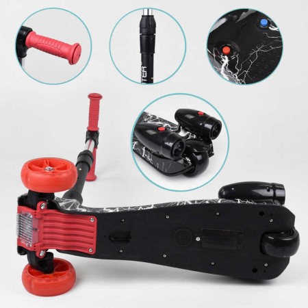 Самокат дитячий Best Scooter Maxi 80542 з музикою та димом Самокат дитячий Best Scooter Maxi 80542 з музикою та димом