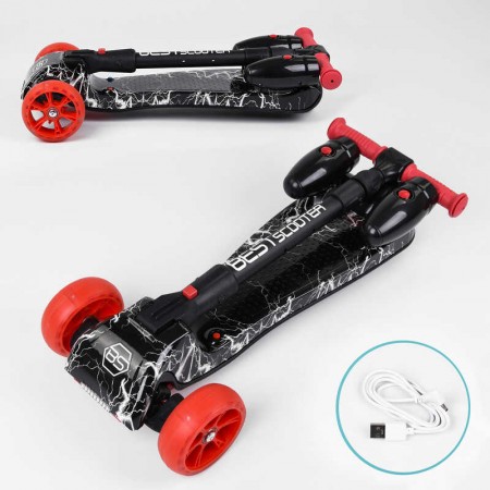 Самокат дитячий Best Scooter Maxi 80542 з музикою та димом Самокат дитячий Best Scooter Maxi 80542 з музикою та димом