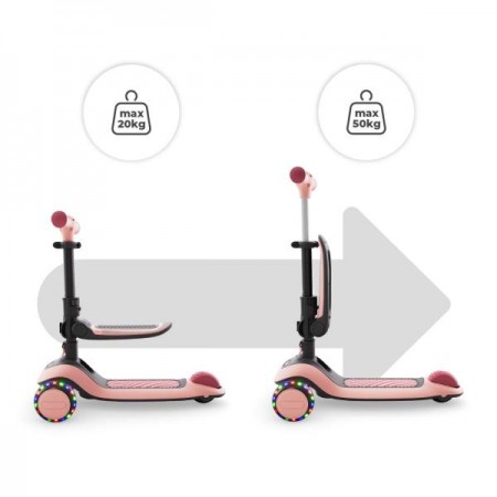 Самокат Kinderkraft Halley 2 Rose Pink KRHALL02PNK0000 Самокат Kinderkraft Halley 2 Rose Pink KRHALL02PNK0000