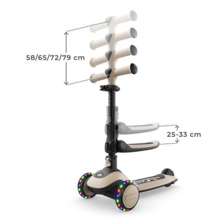 Самокат Kinderkraft Halley 2 Stone White KRHALL02WHT0000 Самокат Kinderkraft Halley 2 Stone White KRHALL02WHT0000