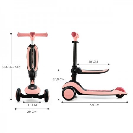 Самокат Kinderkraft Halley розовый KRHALL00PNK0000 Самокат Kinderkraft Halley розовый KRHALL00PNK0000