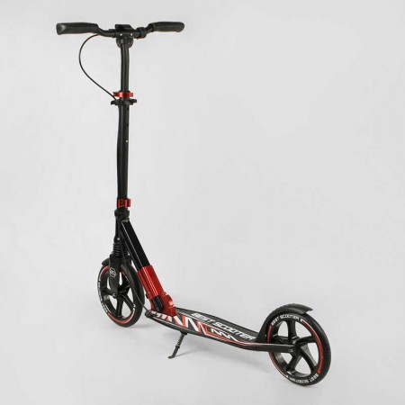 Самокат алюмінієвий Best Scooter 10304 з фарою та амортизатором