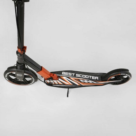 Самокат алюминиевый Best Scooter 79740 с фарой и амортизатором Самокат алюминиевый Best Scooter 79740 с фарой и амортизатором
