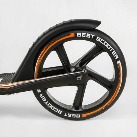 Самокат алюминиевый Best Scooter 79740 с фарой и амортизатором Самокат алюминиевый Best Scooter 79740 с фарой и амортизатором