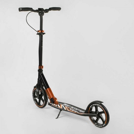 Самокат алюминиевый Best Scooter 79740 с фарой и амортизатором Самокат алюминиевый Best Scooter 79740 с фарой и амортизатором