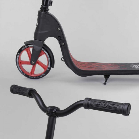 Самокат двоколісний Best Scooter червоний колеса PU 20см