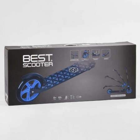 Самокат для дорослих Best Scooter 37681 з амортизатором Самокат для дорослих Best Scooter 37681 з амортизатором
