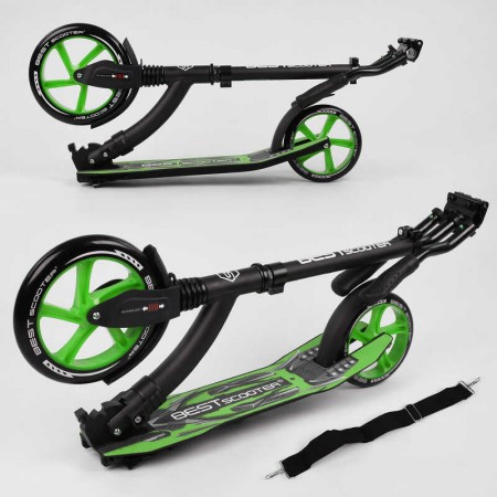 Самокат Best Scooter 52266 з амортизатором і широким кермом Самокат Best Scooter 52266 з амортизатором і широким кермом