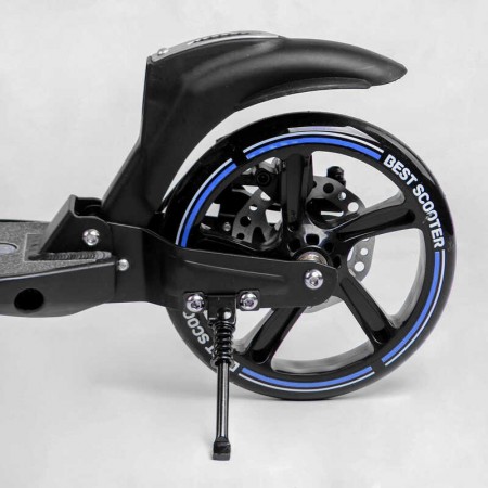 Самокат двоколісний Best Scooter 90166-B з фарою та дисковим гальмом Самокат двоколісний Best Scooter 90166-B з фарою та дисковим гальмом