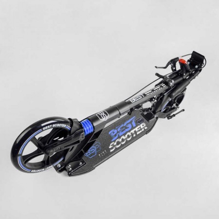 Самокат двоколісний Best Scooter 90166-B з фарою та дисковим гальмом Самокат двоколісний Best Scooter 90166-B з фарою та дисковим гальмом