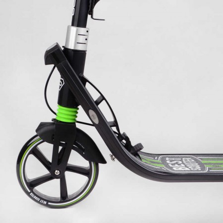 Самокат двоколісний Best Scooter L-22066 з фарою та амортизаторами Самокат двоколісний Best Scooter L-22066 з фарою та амортизаторами