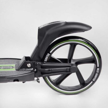 Самокат двоколісний Best Scooter L-22066 з фарою та амортизаторами Самокат двоколісний Best Scooter L-22066 з фарою та амортизаторами