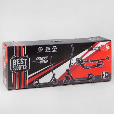 Самокат для взрослых Best Scooter L-36375 с фарой и амортизаторами Самокат для взрослых Best Scooter L-36375 с фарой и амортизаторами