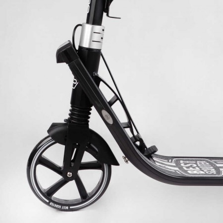 Самокат для взрослых Best Scooter L-36375 с фарой и амортизаторами Самокат для взрослых Best Scooter L-36375 с фарой и амортизаторами