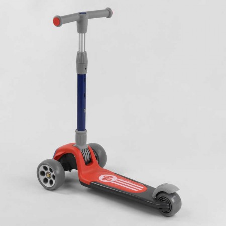 Самокат триколісний Best Scooter RS-9119 червоний зі світлом Самокат триколісний Best Scooter RS-9119 червоний зі світлом