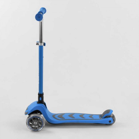 Самокат Best Scooter Y-00180 складний зі світлом блакитний Самокат Best Scooter Y-00180 складний зі світлом блакитний