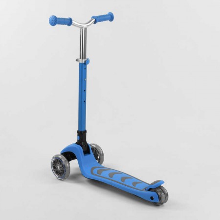 Самокат Best Scooter Y-00180 складний зі світлом блакитний Самокат Best Scooter Y-00180 складний зі світлом блакитний