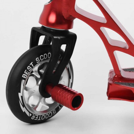 Самокат трюковий Best Scooter 28536 з пегами та алюмінієвою декою Самокат трюковий Best Scooter 28536 з пегами та алюмінієвою декою