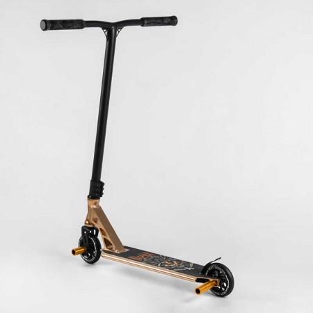 Самокат трюковый Best Scooter 55084 с пегами и алюминиевой декой