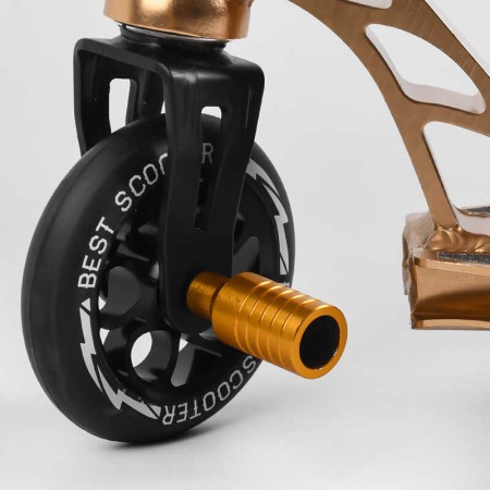 Самокат трюковый Best Scooter 55084 с пегами и алюминиевой декой