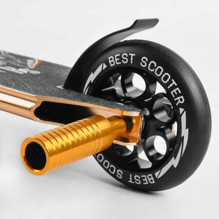 Самокат трюковый Best Scooter 55084 с пегами и алюминиевой декой