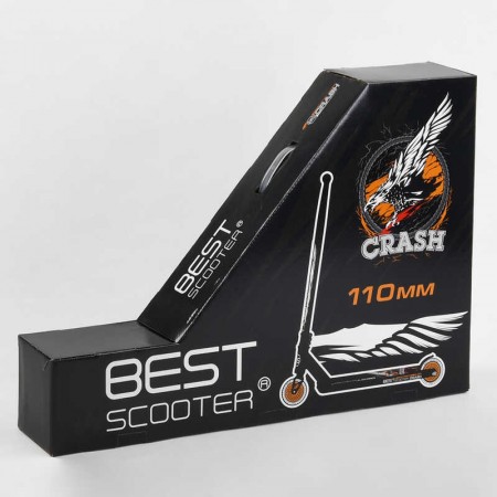 Самокат трюковий Best Scooter Crash з пегами та диском 110 мм Самокат трюковий Best Scooter Crash з пегами та диском 110 мм