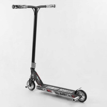 Самокат трюковый Best Scooter BS-77101 с пегами и алюминиевой декой Самокат трюковый Best Scooter BS-77101 с пегами и алюминиевой декой