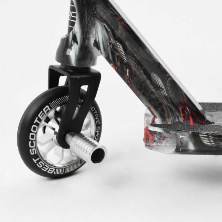 Самокат трюковый Best Scooter BS-77101 с пегами и алюминиевой декой Самокат трюковый Best Scooter BS-77101 с пегами и алюминиевой декой