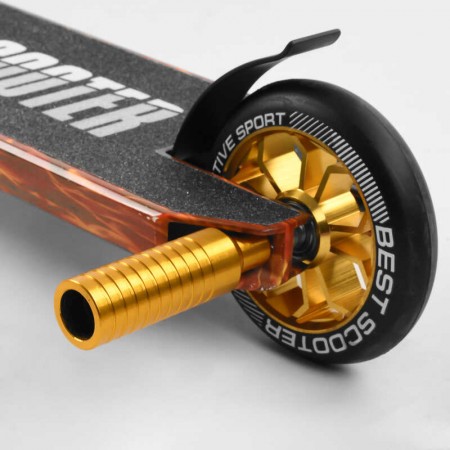 Трюковий самокат Best Scooter BS-77225 з пегами та алюмінієвою декою Трюковий самокат Best Scooter BS-77225 з пегами та алюмінієвою декою