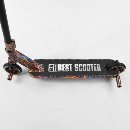 Самокат трюковый Best Scooter BS-77350 с пегами и алюминиевой декой