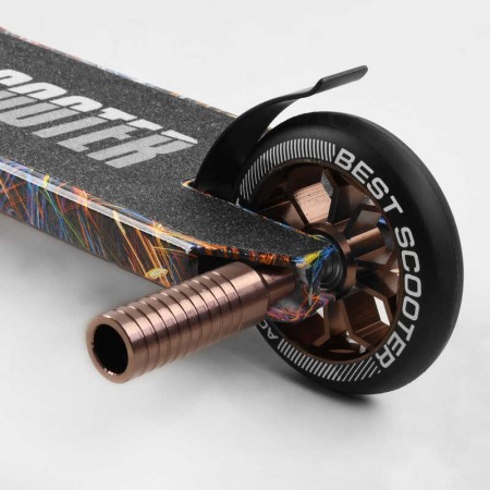 Самокат трюковый Best Scooter BS-77350 с пегами и алюминиевой декой