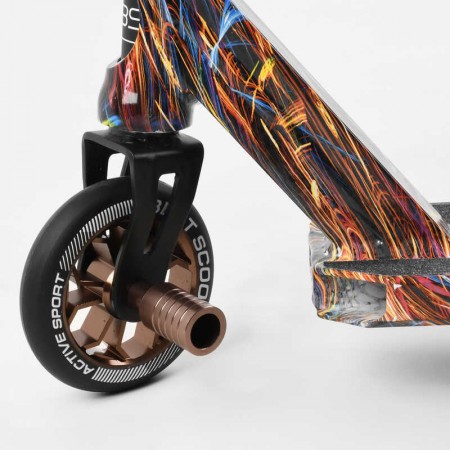 Самокат трюковый Best Scooter BS-77350 с пегами и алюминиевой декой