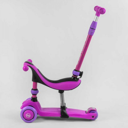 Самокат детский 3в1 трехколесный Best Scooter со светом и сидением Самокат детский 3в1 трехколесный Best Scooter со светом и сидением
