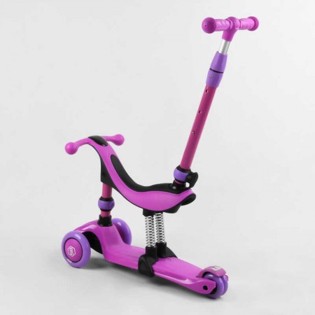 Самокат детский 3в1 трехколесный Best Scooter со светом и сидением Самокат детский 3в1 трехколесный Best Scooter со светом и сидением