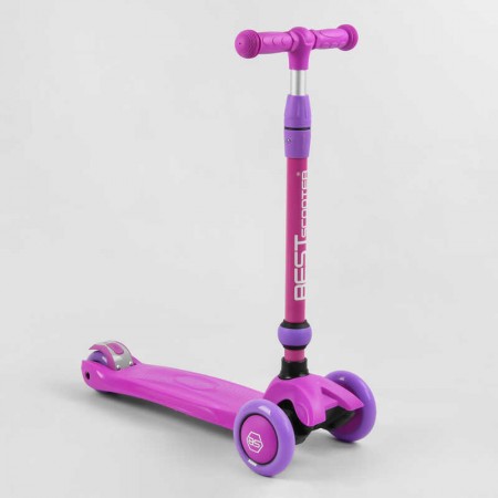 Самокат детский 3в1 трехколесный Best Scooter со светом и сидением Самокат детский 3в1 трехколесный Best Scooter со светом и сидением