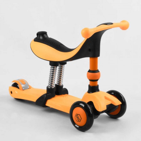 Самокат детский трехколесный Best Scooter со светом и сидением Самокат детский трехколесный Best Scooter со светом и сидением