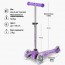 Триколісний самокат Micro Mini Deluxe Fairy Glitter LED фіолетовий MMD207