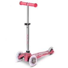Триколісний самокат Micro Mini Deluxe Fairy Glitter LED рожевий MMD208 