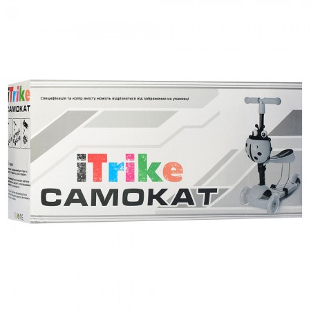 Самокат дитячий iTrike JR 3-026-K 5 в 1 з підсвічуванням