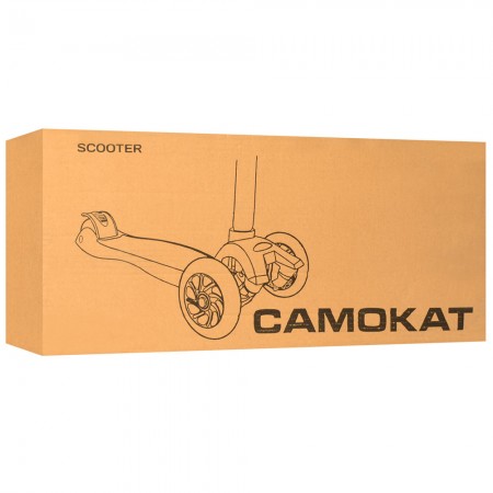 Детский самокат iTrike JR 3-026-P 5в1 розовый со светом колес