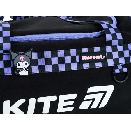 Сумка спортивна з відділенням для взуття Kite Kuromi HK26-2505, 41 см Сумка спортивна з відділенням для взуття Kite Kuromi HK26-2505, 41 см
