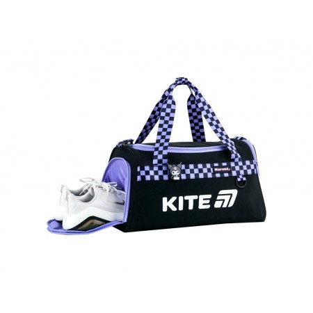 Сумка спортивна з відділенням для взуття Kite Kuromi HK26-2505, 41 см Сумка спортивна з відділенням для взуття Kite Kuromi HK26-2505, 41 см