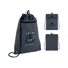 Сумка для обуви Level UP, 46×33 см, со шнурками и карманом, Kite K26-601M-15