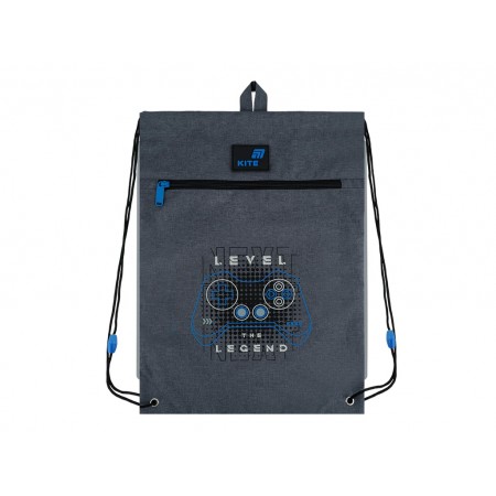 Сумка для обуви Level UP, 46×33 см, со шнурками и карманом, Kite K26-601M-15