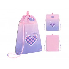 Сумка для обуви Charming, 46×33 см, со шнурками и карманом, Kite K26-601M-9