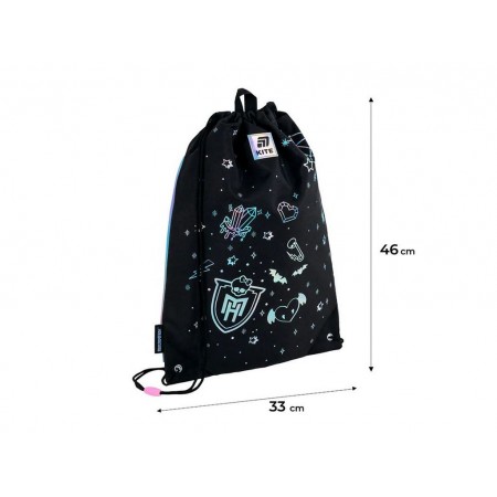 Сумка для взуття, Monster High, Kite MH25-600M Сумка для взуття, Monster High, Kite MH25-600M