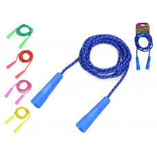 Скакалка MS 4384-2 (200шт) 2,4м (ручки включительно), веревка, 5 цветов, на листе, 10-19-3см Скакалка MS 4384-2 (200шт) 2,4м (ручки включительно), веревка, 5 цветов, на листе, 10-19-3см