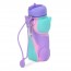 Спортивна пляшка BabyToys MS 4954 з карабіном, силікон Спортивна пляшка BabyToys MS 4954 з карабіном, силікон